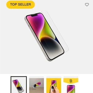 iPhone 16e, iPhone 14 and iPhone 13 Screen Protector
OtterBox Glass